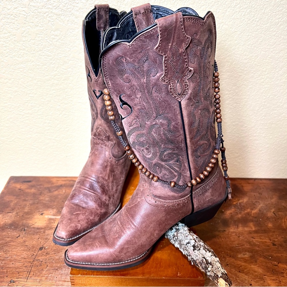 Justin Stampede snip toe Boot